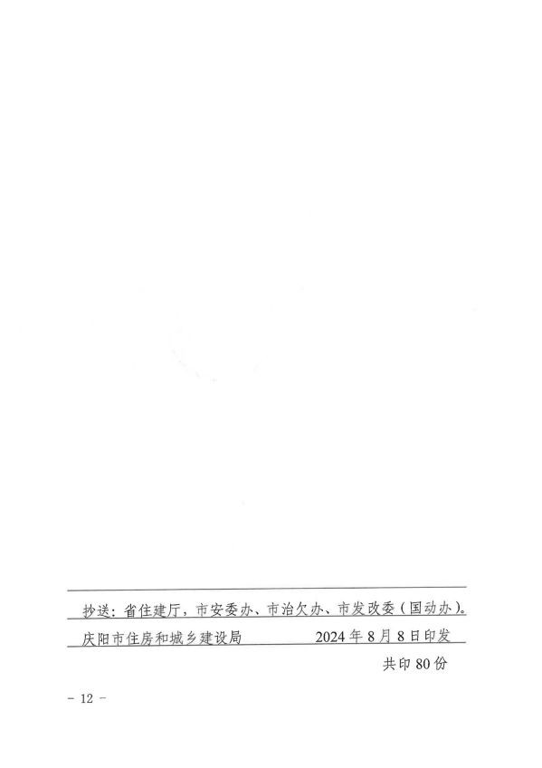 關(guān)于轉(zhuǎn)發(fā)《慶陽市住房和城鄉(xiāng)建設(shè)局關(guān)于開展全市建筑市場綜合執(zhí)法檢查暨安全生產(chǎn)治本攻堅(jiān)三年行動(dòng)督查工作的通知》通知